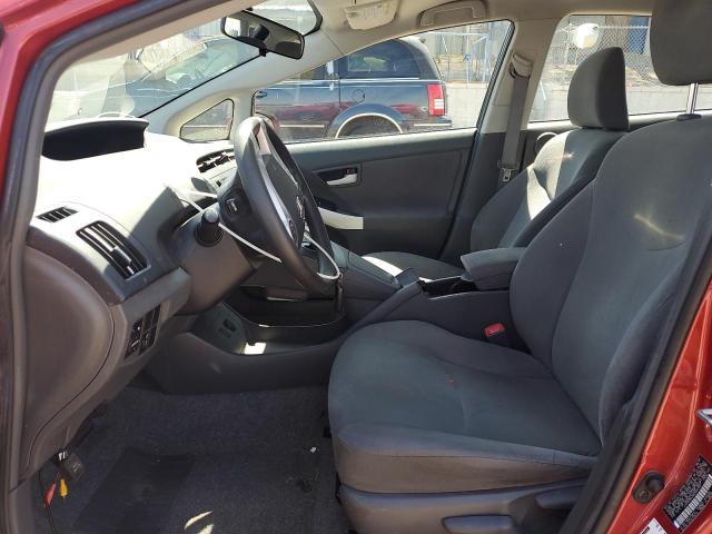 JTDKN3DUXA0047997 - 2010 TOYOTA PRIUS RED photo 7