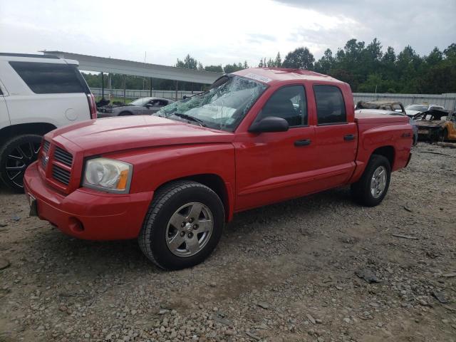 1D3HW58K16S611101 - 2006 DODGE DAKOTA QUAD LARAMIE RED photo 1