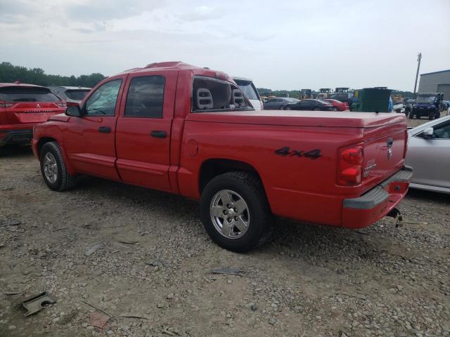 1D3HW58K16S611101 - 2006 DODGE DAKOTA QUAD LARAMIE RED photo 2