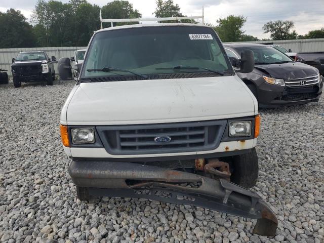 1FTNE14W87DA80338 - 2007 FORD ECONOLINE E150 VAN WHITE photo 5