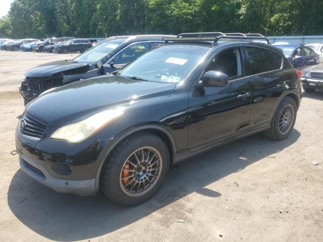 JNKAJ09F58M361350 - 2008 INFINITI EX35 BASE BLACK photo 1