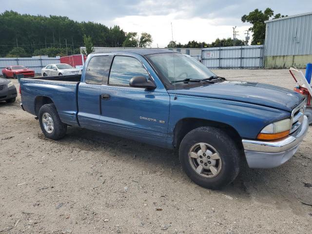 1B7GL42X62S521559 - 2002 DODGE DAKOTA SLT BLUE photo 4