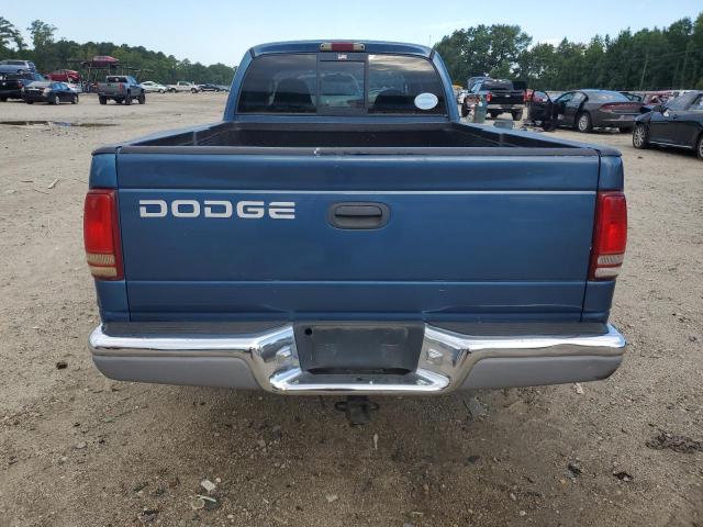 1B7GL42X62S521559 - 2002 DODGE DAKOTA SLT BLUE photo 6