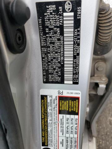 4T1BK1FK9DU536487 - 2013 TOYOTA CAMRY SE Gümüş foto 12