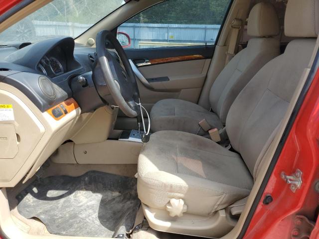 KL1TD66E19B386881 - 2009 CHEVROLET AVEO LS 红色 照片 7