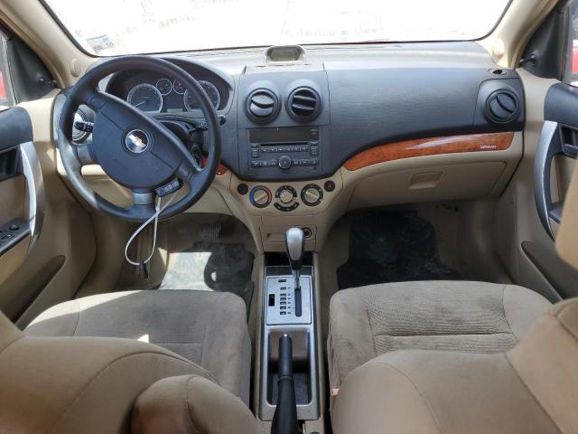 KL1TD66E19B386881 - 2009 CHEVROLET AVEO LS 红色 照片 8