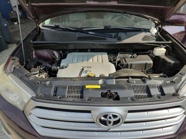 5TDBK3EH2CS173636 - 2012 TOYOTA HIGHLANDER BASE 勃艮第红 照片 12