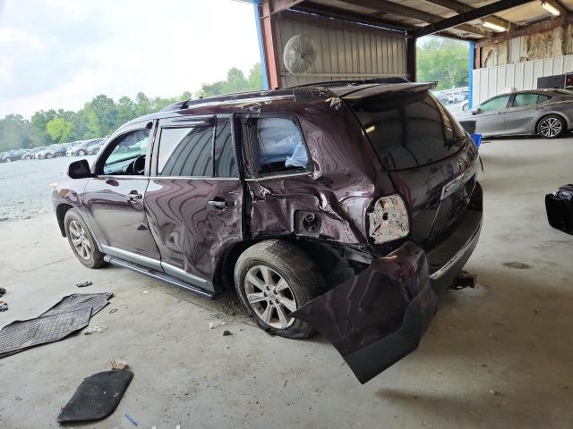 5TDBK3EH2CS173636 - 2012 TOYOTA HIGHLANDER BASE 勃艮第红 照片 2