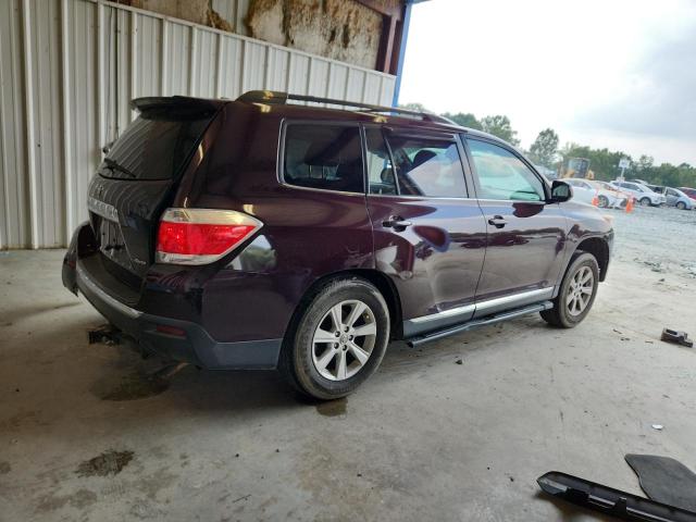 5TDBK3EH2CS173636 - 2012 TOYOTA HIGHLANDER BASE 勃艮第红 照片 3