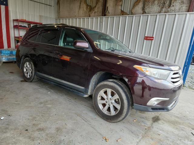 5TDBK3EH2CS173636 - 2012 TOYOTA HIGHLANDER BASE 勃艮第红 照片 4