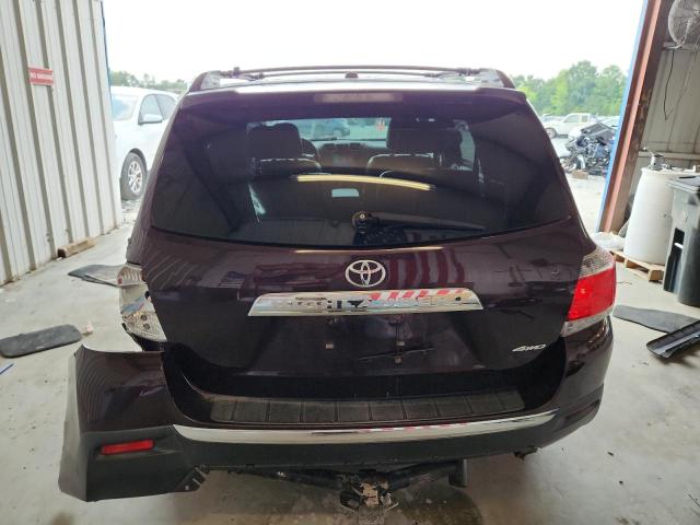 5TDBK3EH2CS173636 - 2012 TOYOTA HIGHLANDER BASE 勃艮第红 照片 6