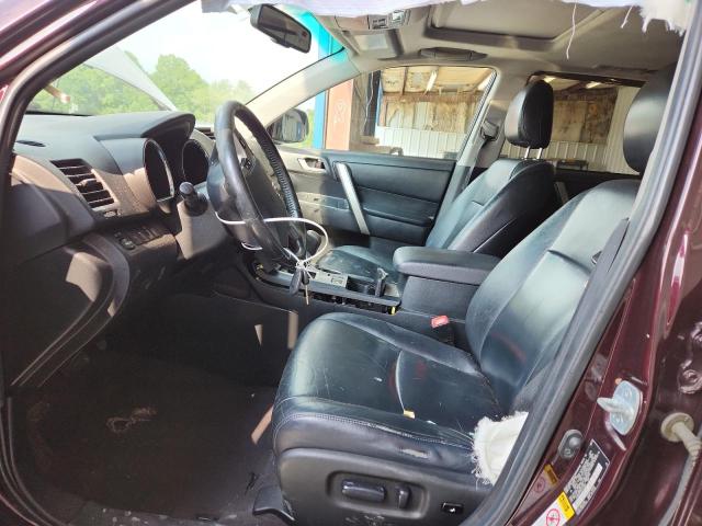 5TDBK3EH2CS173636 - 2012 TOYOTA HIGHLANDER BASE 勃艮第红 照片 7