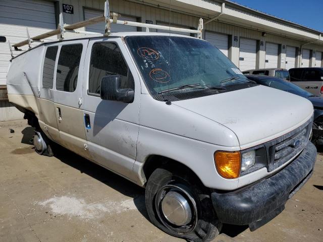 1FTSS34L36HB04789 - 2006 FORD ECONOLINE E350 SUPER DUTY VAN WHITE photo 1