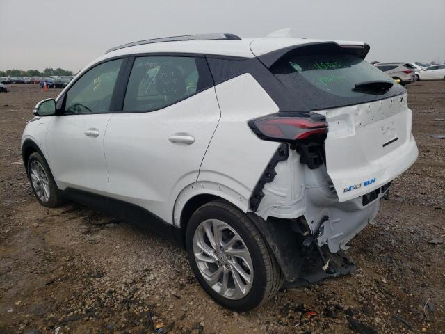 1G1FY6S02P4151713 - 2023 CHEVROLET BOLT EUV LT WHITE photo 2