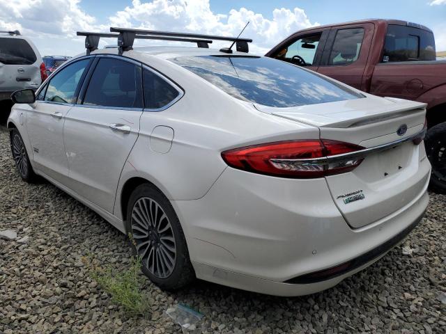 3FA6P0SU1JR110469 - 2018 FORD FUSION TITANIUM/PLATINUM PHEV WHITE photo 2