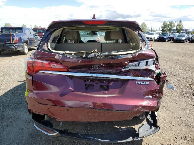 5J8TB4H76GL803485 - 2016 ACURA RDX ADVANCE BURGUNDY photo 6