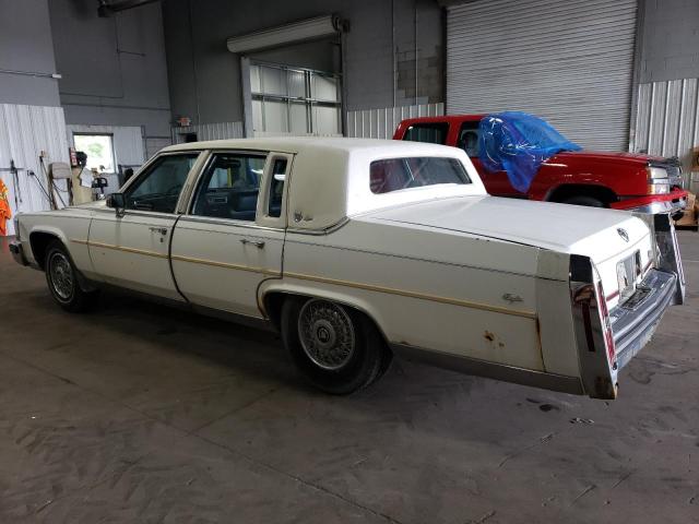 1G6DW51Y1KR710401 - 1989 CADILLAC BROUGHAM WHITE photo 2