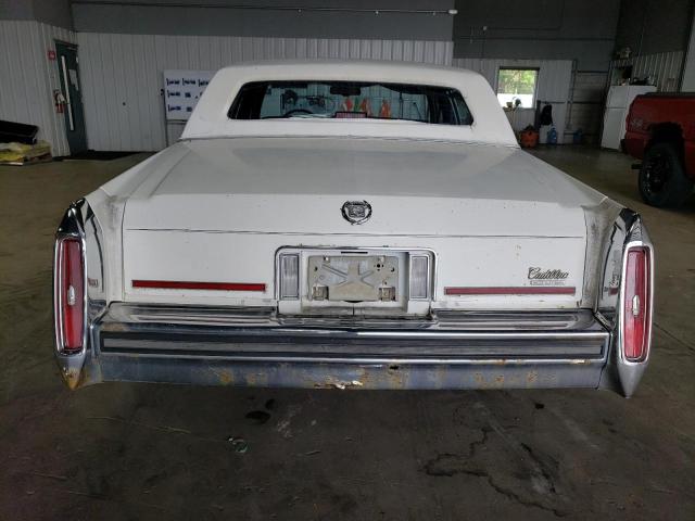 1G6DW51Y1KR710401 - 1989 CADILLAC BROUGHAM WHITE photo 6