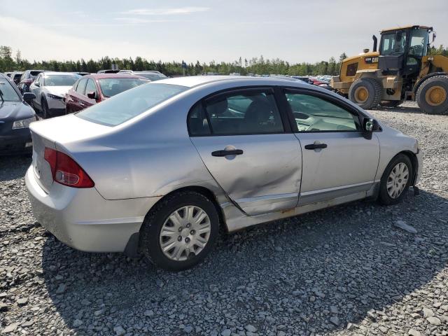 2HGFA16307H001588 - 2007 HONDA CIVIC DX SILVER photo 3