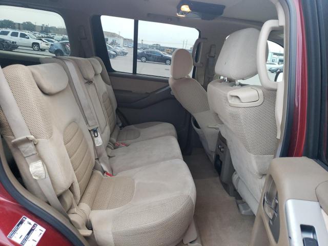 5N1AR18U65C789781 - 2005 NISSAN PATHFINDER LE 勃艮第红 照片 11