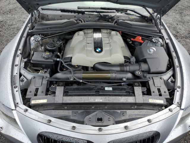 WBAEH73485B216175 - 2005 BMW 645 CI AUTOMATIC SILVER photo 11