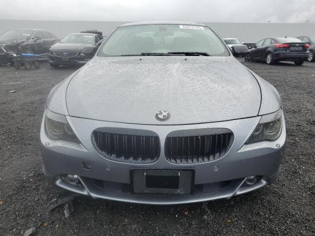 WBAEH73485B216175 - 2005 BMW 645 CI AUTOMATIC SILVER photo 5