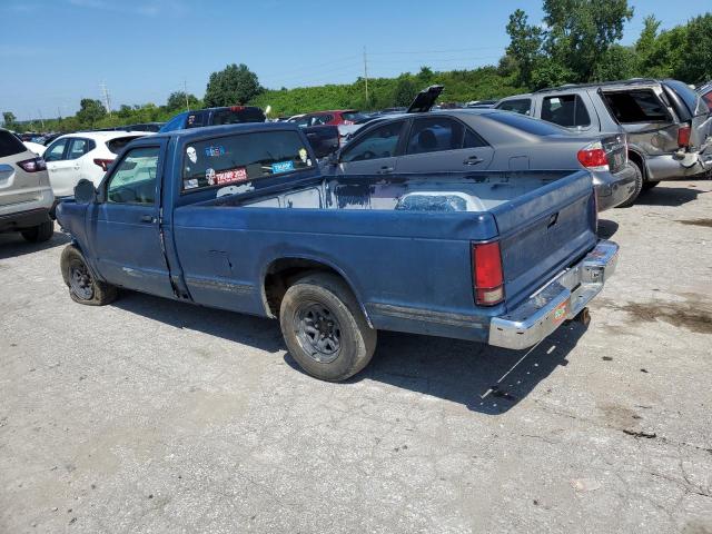 1GCCS14R8P8101515 - 1993 CHEVROLET S TRUCK S10 BLUE photo 2