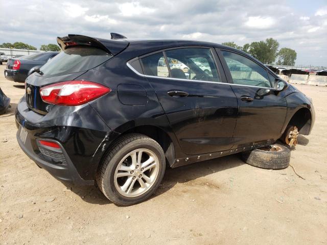 3G1BE6SM9JS655371 - 2018 CHEVROLET CRUZE LT BLACK photo 3