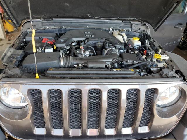 1C4HJXDG1MW738845 - 2021 JEEP WRANGLER U SPORT 灰色 照片 12