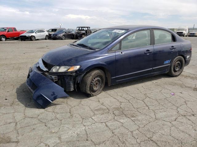 1HGFA46559L000204 - 2009 HONDA CIVIC GX BLUE photo 1