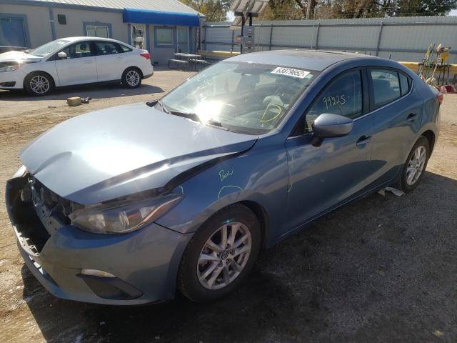 JM1BM1W72E1128359 - 2014 MAZDA 3 GRAND TO BLUE photo 2