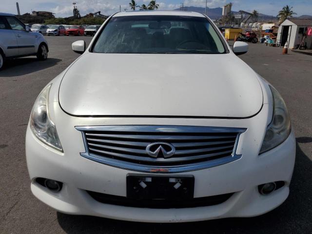 JN1CV6AP0BM509713 - 2011 INFINITI G37 BASE WHITE photo 5