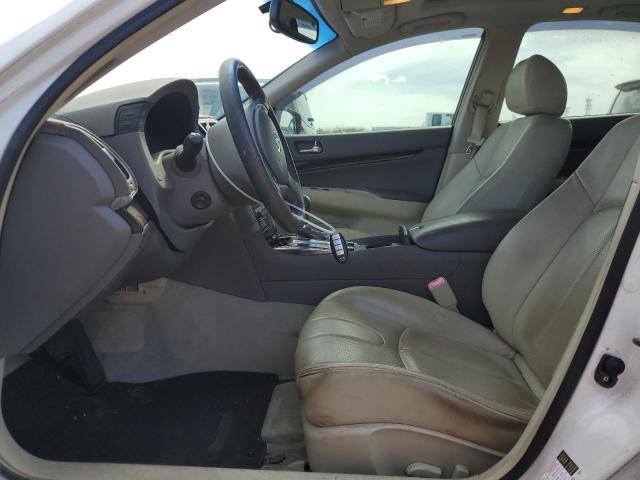 JN1CV6AP0BM509713 - 2011 INFINITI G37 BASE WHITE photo 7