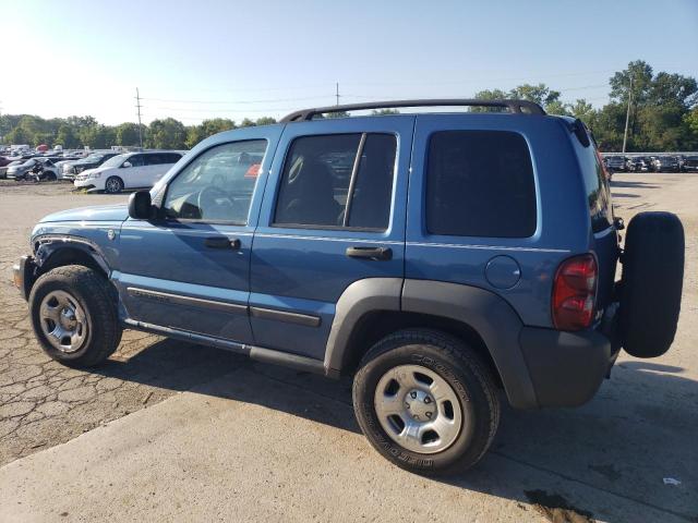 1J4GL48K56W279562 - 2006 JEEP LIBERTY SPORT BLUE photo 2