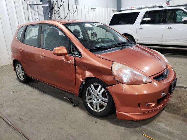 JHMGD38697S065326 - 2007 HONDA FIT S 橙色 照片 4