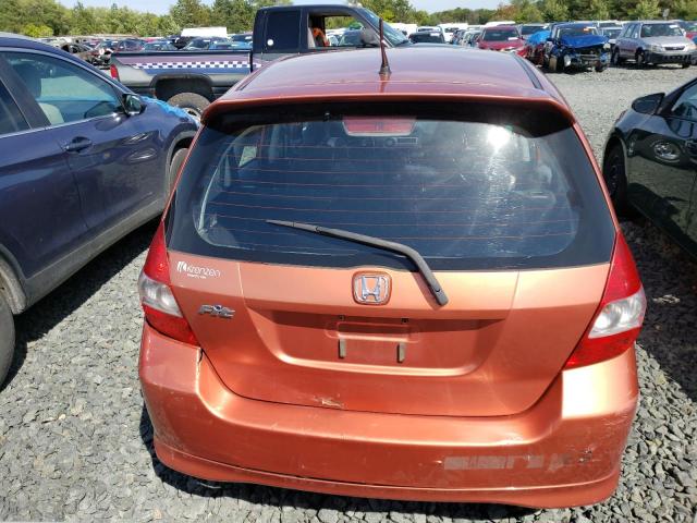 JHMGD38697S065326 - 2007 HONDA FIT S 橙色 照片 6