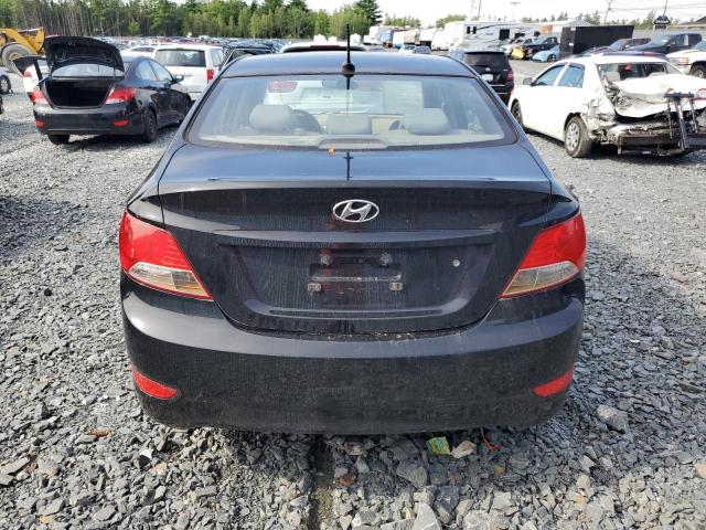 KMHCT4AE1EU665720 - 2014 HYUNDAI ACCENT GLS BLACK photo 6