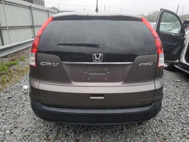 2HKRM4H57EH659870 - 2014 HONDA CR-V EX BROWN photo 6