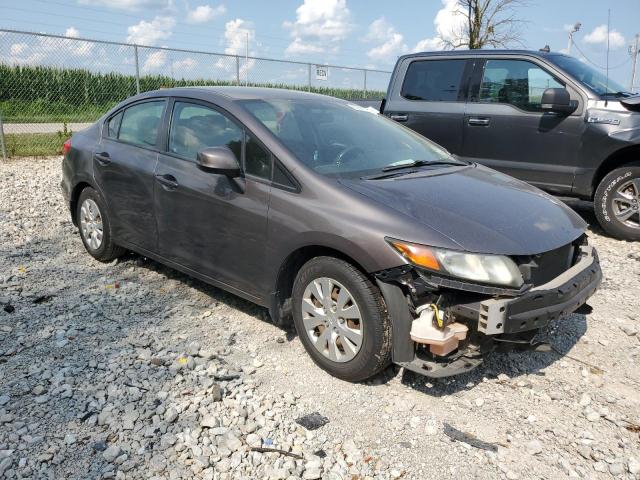 19XFB2F57CE076944 - 2012 HONDA CIVIC LX GRAY photo 4