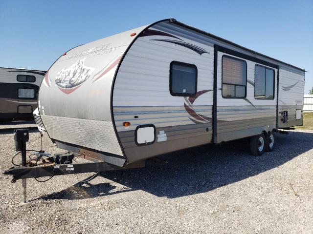 4X4TCKD22EX116756 - 2014 CHER 5TH WHEEL TWO TONE photo 2