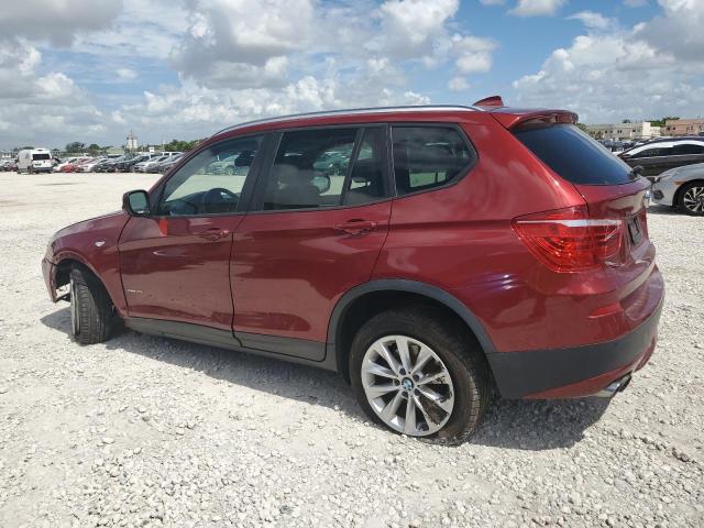 5UXWX9C57E0D14643 - 2014 BMW X3 XDRIVE28I RED photo 2