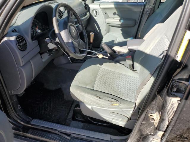 1J4GL48K35W629852 - 2005 JEEP LIBERTY SPORT BLACK photo 7
