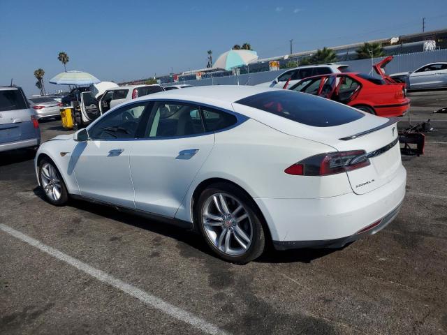 5YJSA1CP0DFP16599 - 2013 TESLA MODEL S WHITE photo 2