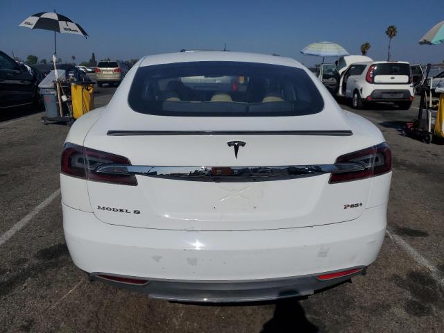 5YJSA1CP0DFP16599 - 2013 TESLA MODEL S WHITE photo 6