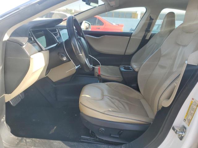 5YJSA1CP0DFP16599 - 2013 TESLA MODEL S WHITE photo 7