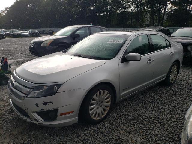 3FADP0L34AR101892 - 2010 FORD FUSION HYBRID SILVER photo 1