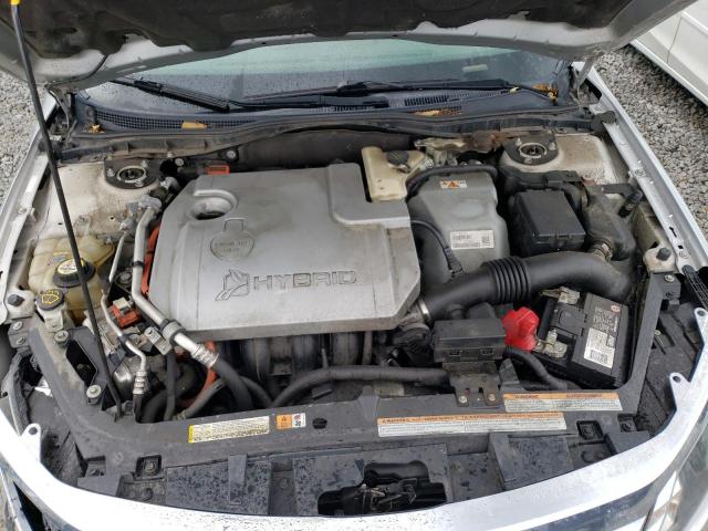 3FADP0L34AR101892 - 2010 FORD FUSION HYBRID SILVER photo 11