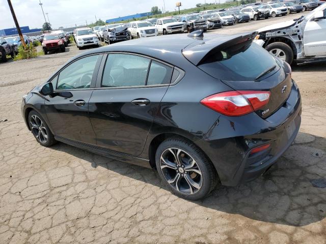 3G1BE6SM1KS572678 - 2019 CHEVROLET CRUZE LT BLACK photo 2