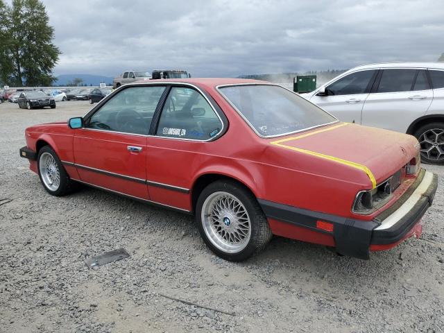 WBAEC8406G0612264 - 1986 BMW 635 CSI AUTOMATIC RED photo 2