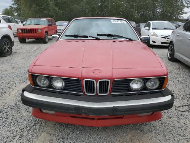 WBAEC8406G0612264 - 1986 BMW 635 CSI AUTOMATIC RED photo 5